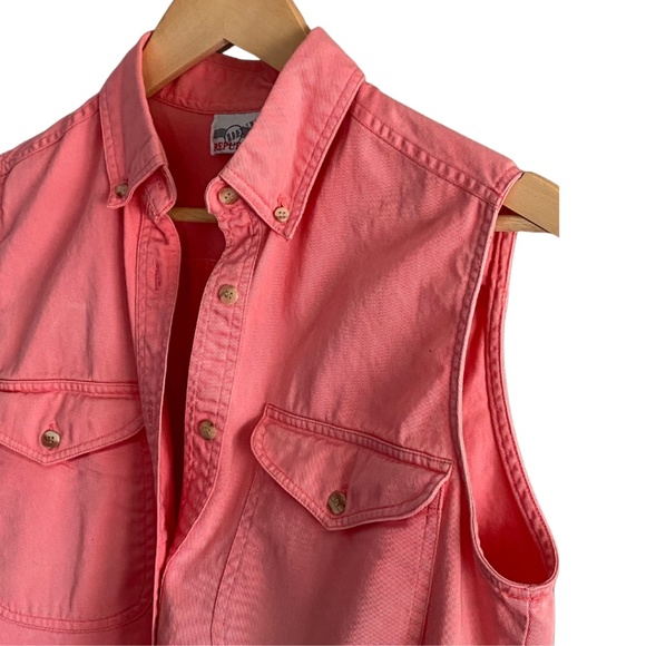 Denim Republic Button Up Tank - Picture 2 of 8